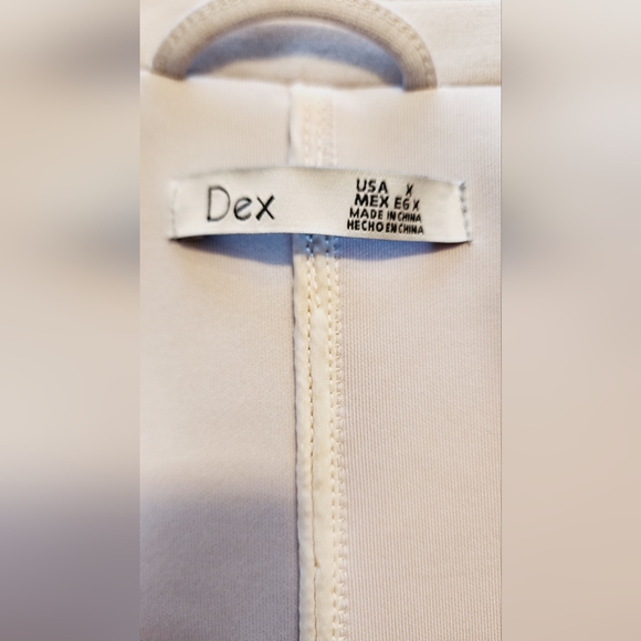 [X & 3X] NWT DEX Plus Trenchcoat in Bone - Picture 4 of 13